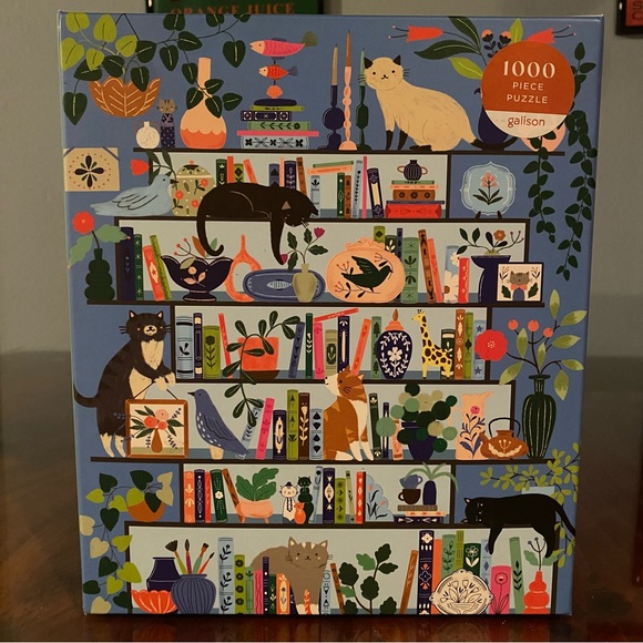 Galison Other - Galison Puzzles 1000 Piece Complete Set Purrfect Nook